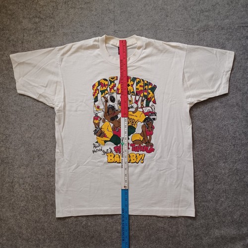 Vtg Freaknik T Shirt XL Beige Ain't Nuthin But A Freak Thang Baaaaby USA RARE - Picture 8 of 22