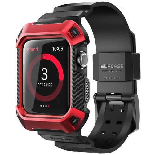 Coque de montre intelligente robuste pour Apple Watch Series 3 2 1 SUPCASE avec bracelet - Photo 10 sur 39