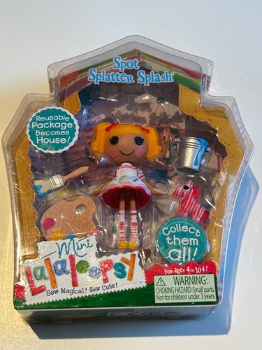 Mini Lalaloopsy 3" Puppe Spot Splatter Splash Figur mit Zubehör NICHT MEHR ERHÄLTLICH.