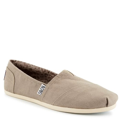 BOBS from Skechers Women's Plush Best Wishes Flat, Natural Linen, 9.5 M US - Picture 2 of 5