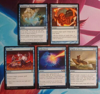 5x MTG Blue Instant Counter & Removal Cards! NM Mint! (5 Cards). Ships Fast!