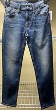 Old Navy Boy's Medium Wash Tapered Leg Adjustable Waist Hudson Jeans Size 10 New