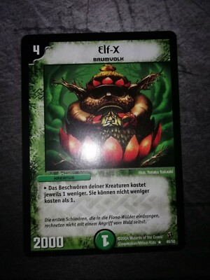 DM02 46/55 Elf-X Duel Masters German Rare Meta tcg ccg nature mana manipulate 