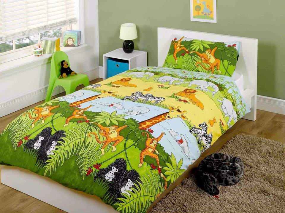 Kids Duvet Quilt Cover Set Children Bedding Single Double Boys Girls 50+ Designs - Image 2 of 4