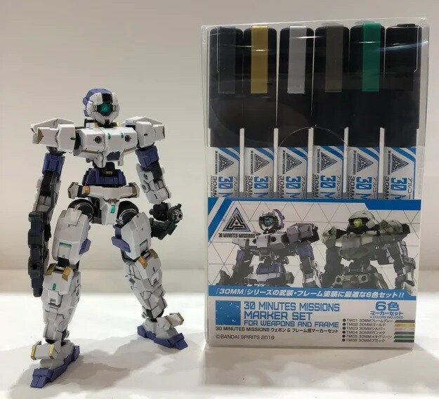 GSI Creos Gundam Marker Sets of Six. 13 Different Sets Buy Two Or