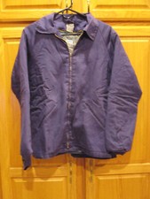 Workrite Denim Nomex Flame Resistant Zip WorkJacket USA Size Med removable liner