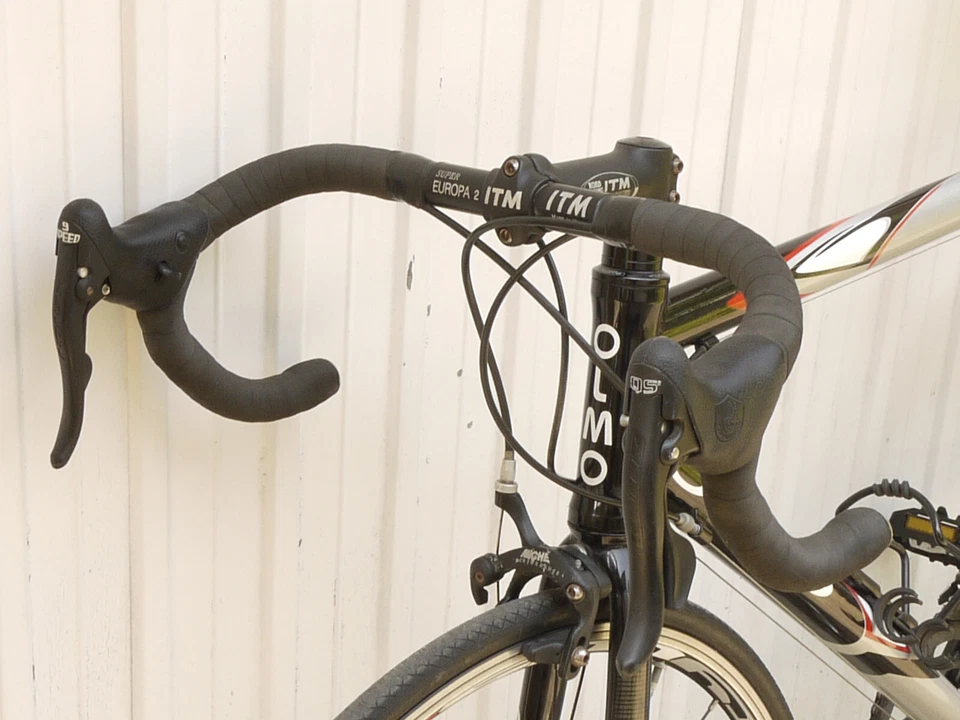 PRL) OLMO BICI CORSA BICICLETTA ALLUMINIO 6061 RACING BIKE VÉLO COURSE CICLISMO - Immagine 2 di 4