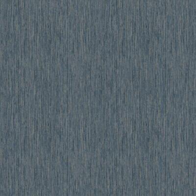 Rasch Aura Strukturtapete Uni Blau/Gold Metallic 311112