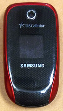 Samsung Stride SCH-R330 - Red and Black  U.S. Cellular  Very Rare Flip Phone