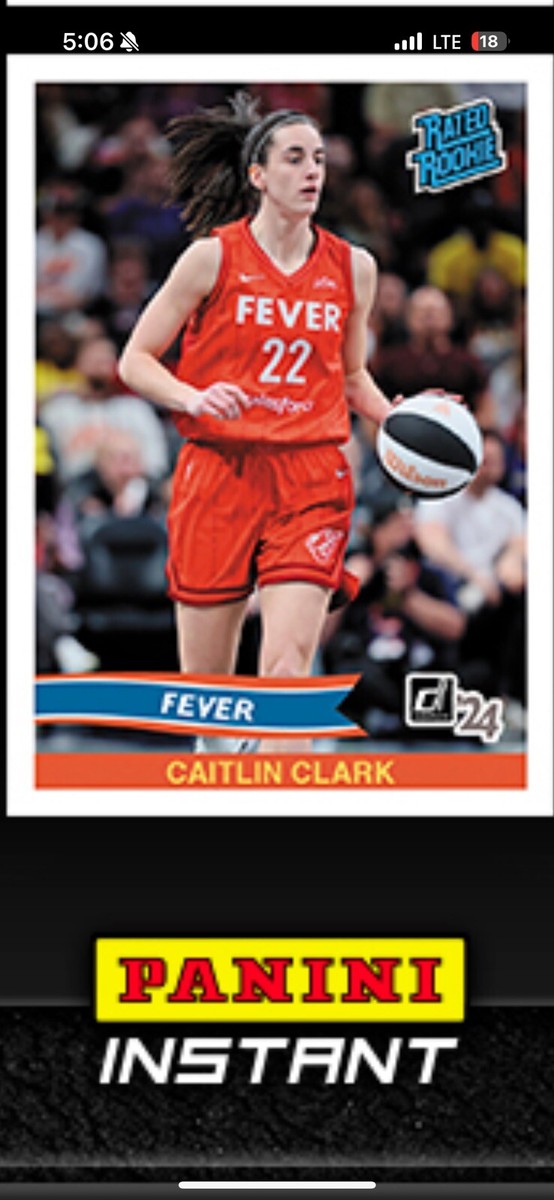 2024 PANINI INSTANT 144 WNBA CAITLIN CLARK RC STORICA STAT LINE - Foto 4