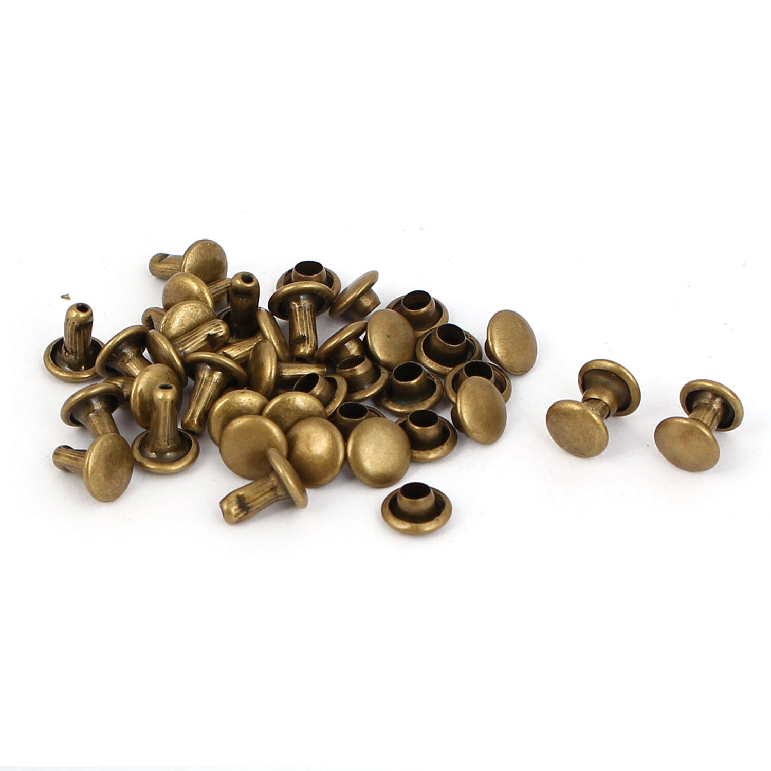 Double Cap Rivets Hand Fixing Tool For DIY Shoe Leathercraft Rapid