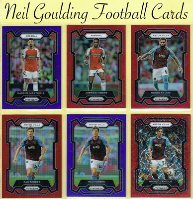 Panini Prizm   PREMIER LEAGUE SOCCER 2023-24 - SERIAL NUMBERED   Football Cards