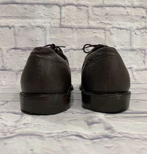 BELVEDERE ONESTO II OSTRICH & CROCODILE OXFORD MENS SIZE 10.5 - Picture 9 of 12