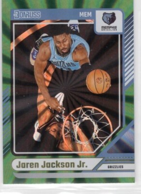 2024-25 Panini Donruss - Jaren Jackson Jr. #63 Holo Green Laser | eBay