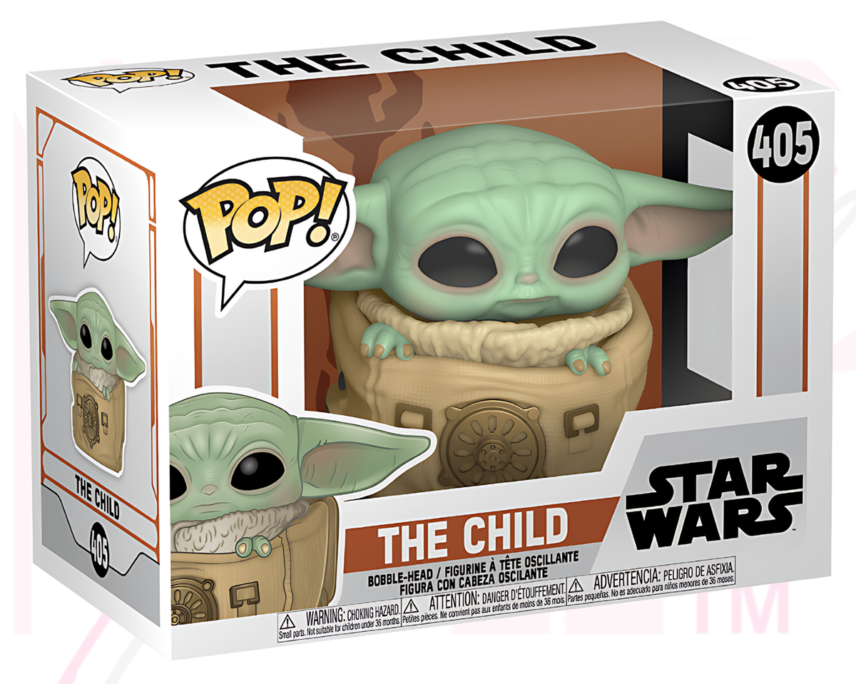 Star Wars Funko POP Mandalorian 405 The Child in a Bag Sack Baby
