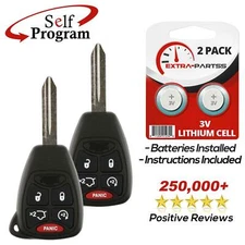 2 For 2007 2008 2009 Chrysler Aspen Keyless Entry Car Fob Remote Key