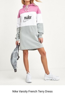 Nike Varsity French Terry Hoodie Dress Ladies Size: Medium | eBay