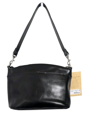 Patricia Nash Marcie Leather Crossbody Bag-Black-NWT-$169.95 - Picture 3 of 8