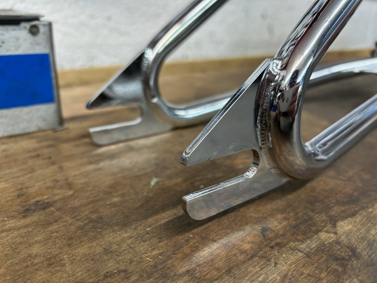 2017 Hutch Trick Star Frame Set JDB Chrome (and bars) | eBay