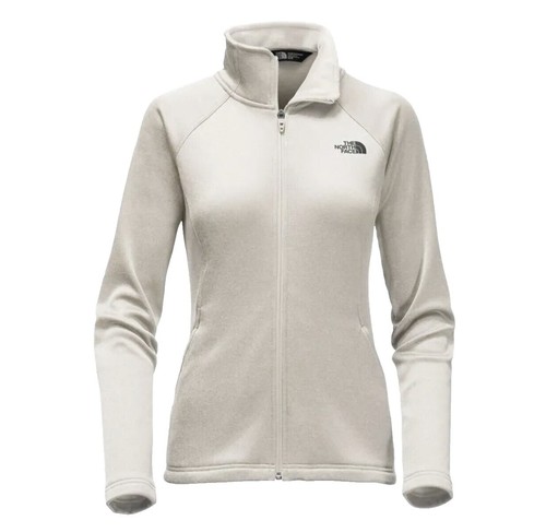 The North Face Fleece Jacket Womens Small White Sherpa Soft Full