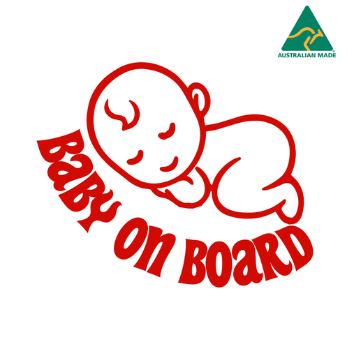 Baby On Board Warning Vinyl Decal Sticker 15 cm x 12 cm - Picture 6 of 16