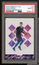 Luka Doncic Rookie Card 2018-19 Panini Status Rookie Credentials #26 PSA 10