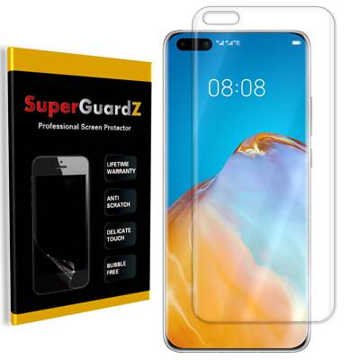 Clear FULL COVER Screen Protector Shield Guard For Huawei P40 Pro / P40 Pro+