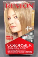   Revlon 60 Dark Ash Blonde Color Silk Beautiful Color Hair Dye Gray Coverage