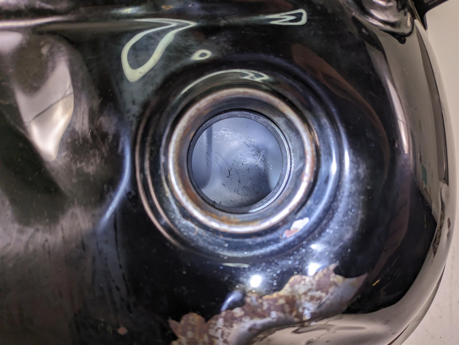 2009 Yamaha XV1900 Raider Dented Fuel Gas Petrol Tank 5C7YK24100P1