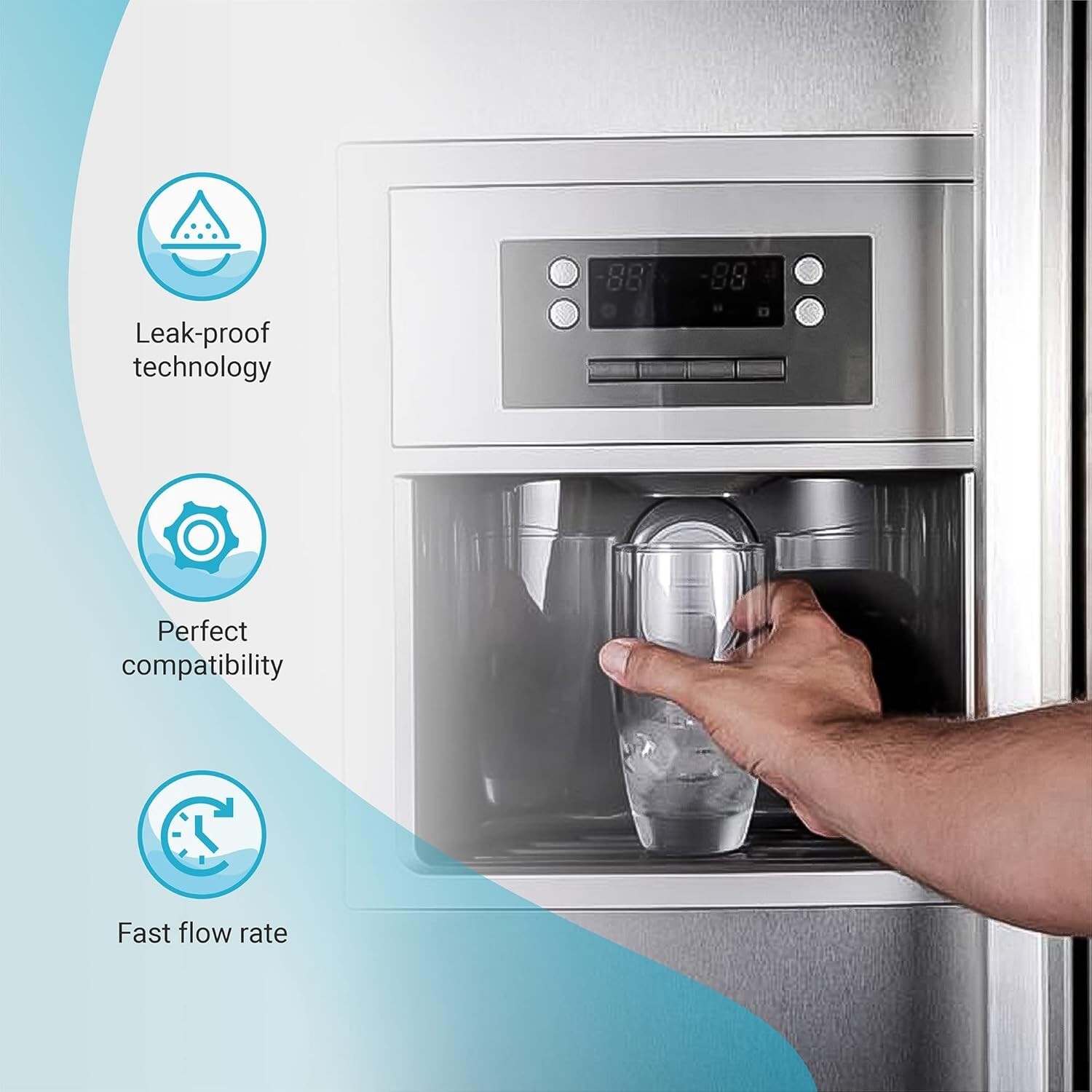 Refrigerator Water Filter AQUA CREST Frigidaire AQF-WF2CB - Brand New - Open Box