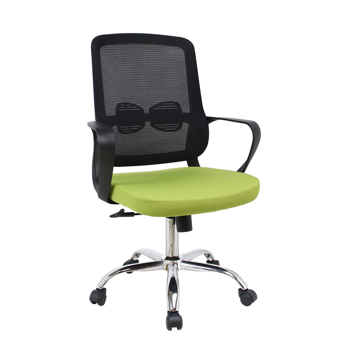 chairus Poltrona Girevole Salotto in Ecopelle Poltrona Imbottita Non-Regolabile Poltroncina Boucle con Gambe in Metallo Poltroncina Moderna per Soggiorno/Camera da Letto, Marrone