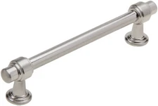 STG 6" Kitchen Cabinet Zinc Alloy Pull Handles w/ Screws, Silver