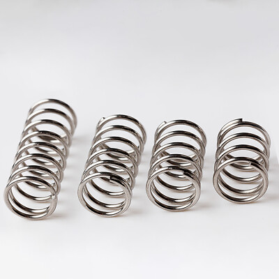 10 Stück Druckfeder, Edelstahl, 6mm OD, 0.5mm Drahtdurchmesser, 70mm Freie Länge 10 Stück Druckfeder, Edelstahl, 6mm OD, 0.5mm Drahtdurchmesser, 70mm Freie Länge