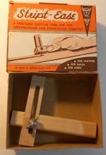 VTG  Stript- Ease Leather Cutting Tool w Box E3A