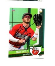 Grant Little signed autograph 2021 Fort Wayne Tincaps baseball card Padres f