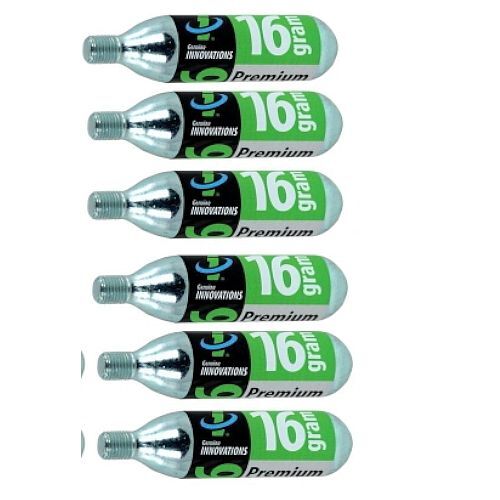Multi-Lots Genuine Innovations Co2 16g Gram Threaded Refill Cartridges Bike Pump
