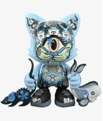 SuperJanky AZURE AILUROPHILE by Superplastic x Junko Mizuno 8'' Vinyl NEW SEALED