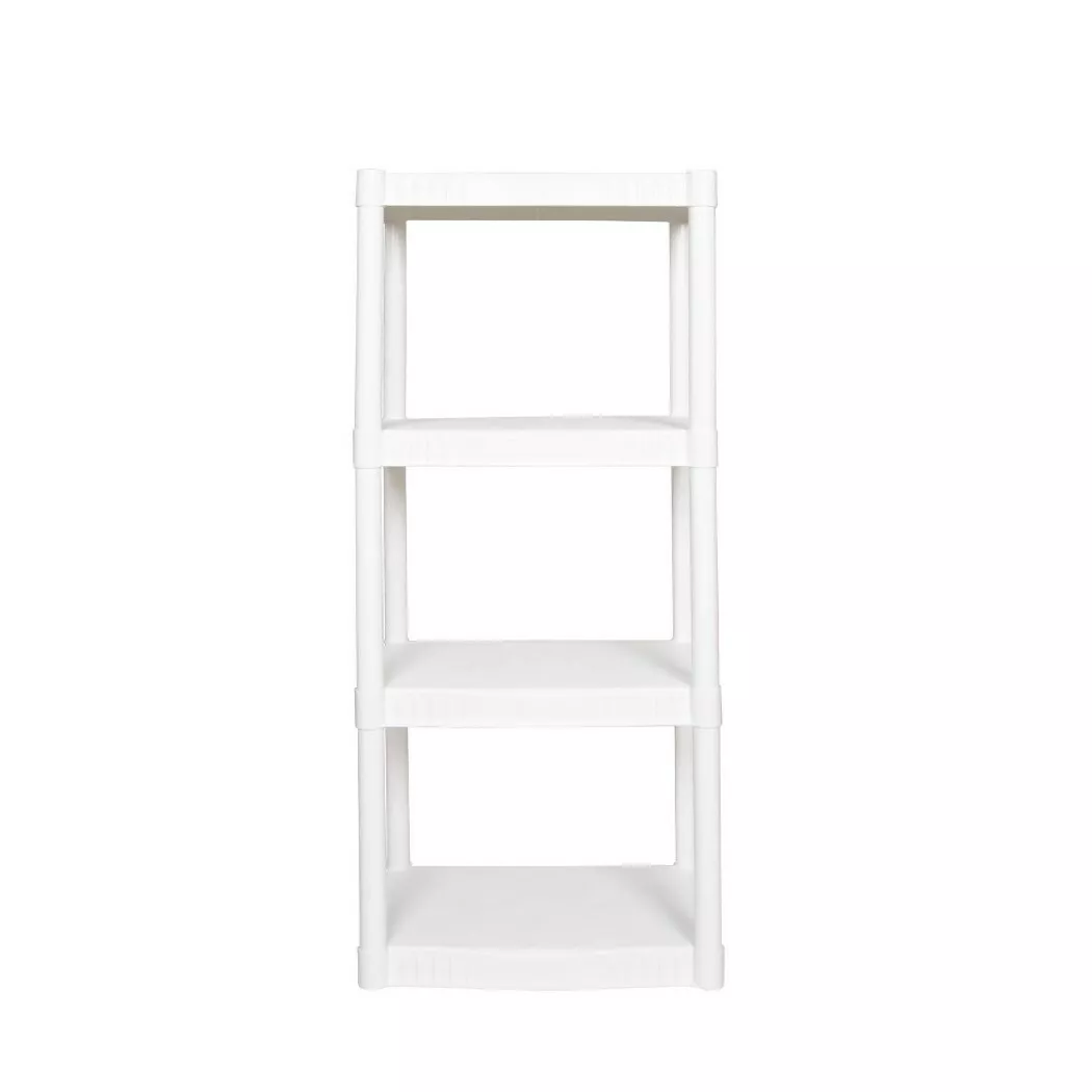Plano 4 shelf utility storage white deals