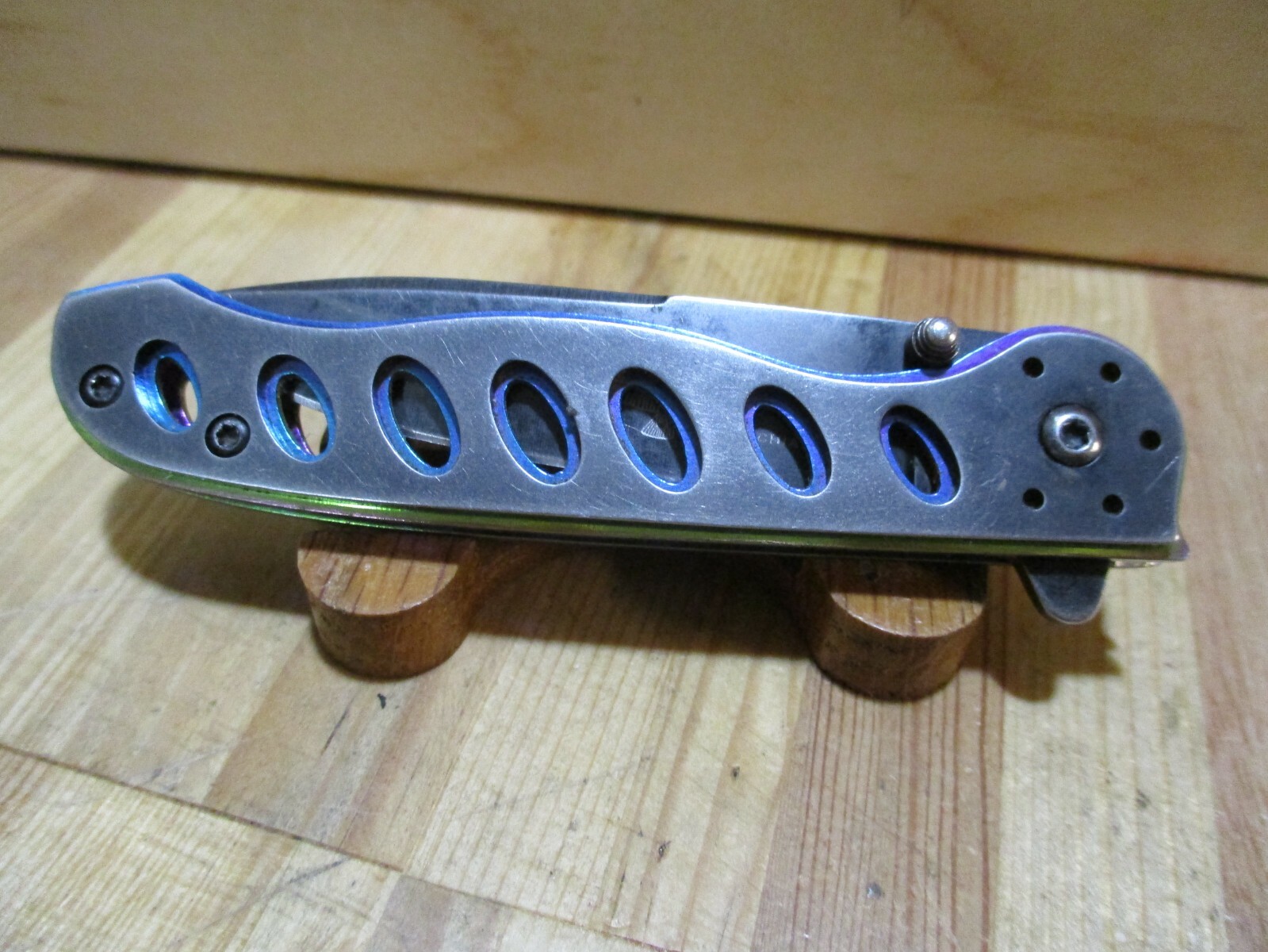 Appalachian Trails Folding Pocket Knife Thumb Studs and Flipper eBay