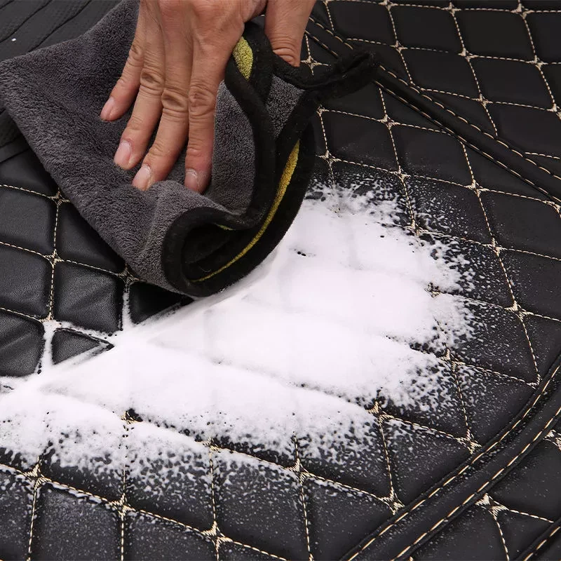 For Ford All Model Car Floor Mats Cargo Liner luxury leather Custom auto Carpets - Imagem 4 de 4