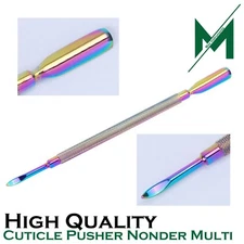 Cuticle Pusher Manicure Pedicure Remover Nail Cleaner Stainless Steel Tool Set