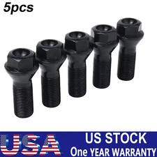 5pcs Wheel Lug Bolts Nuts 14 X1.25mm 36136781151 For BMW F30 F35 F10 F25 X3 E7