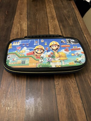 Nintendo Switch super mario maker 2 Protective Pouch Handheld Storage Case Only