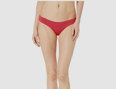$173 L*Space Women's Strawberry Red Cody Bikini Swim Bottom Swimwear Size Small