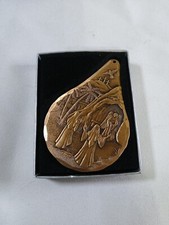 WENDELL AUGUST FORGE CHRISTMAS ORNAMENT, OPEN TOMB, 2003, BRONZE, NOS