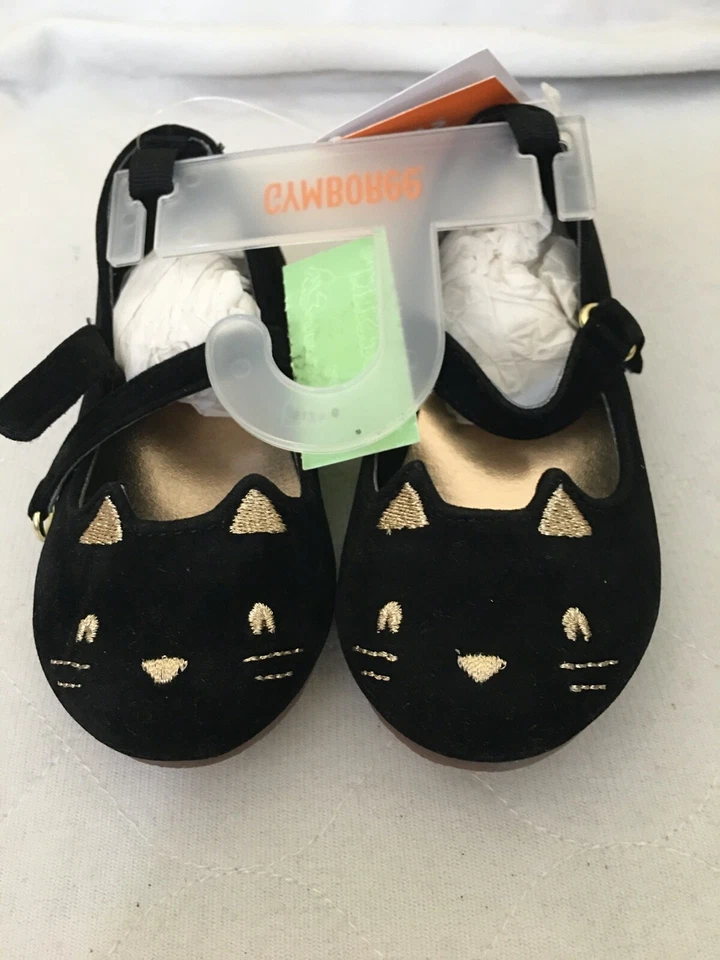 NWT GYMBOREE Catastic Kitty Shoes Flats cat Toddler Girls U pick Open eyes - Image 4 of 4