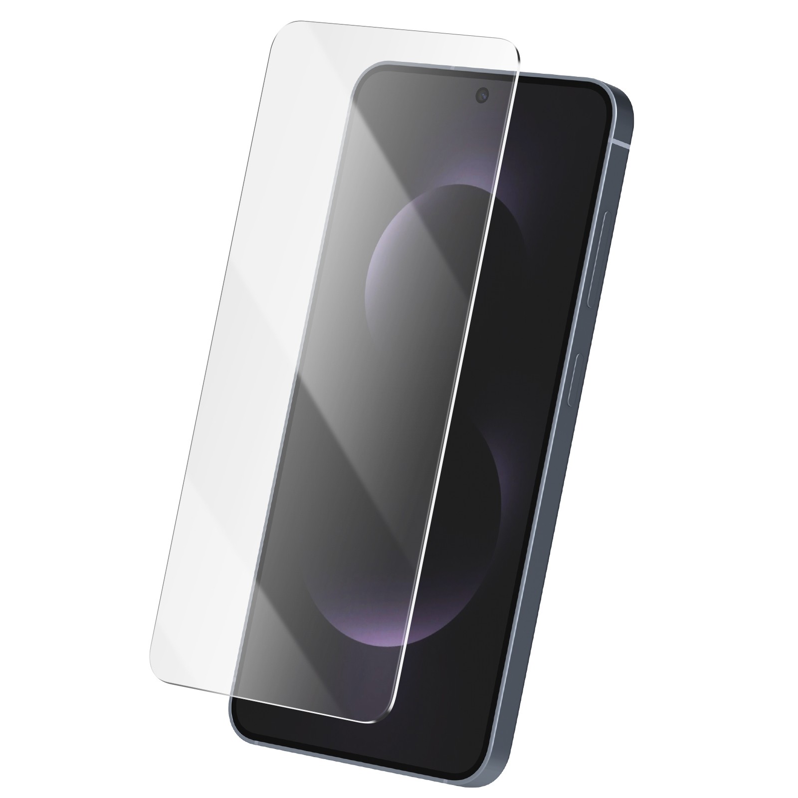Verre trempé pour Galaxy S25 Avizar avec protection écran 9H anti-rayures transparente
