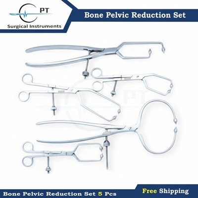 Pelvic Bone Reduction Bone Holding Forceps Assorted Set Orthopedic Instruments