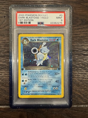 Dark Blastoise (1st Edition) graded PSA 9 for sale on eBay