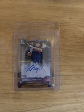 2025 Topps Bowman Chrome 1st Baseball Gold Auto Kane Kepley 25/50